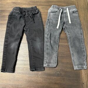 Little Bipsy Black and Gray Jeans